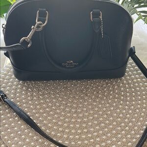 Coach Black Leather Women's Bag